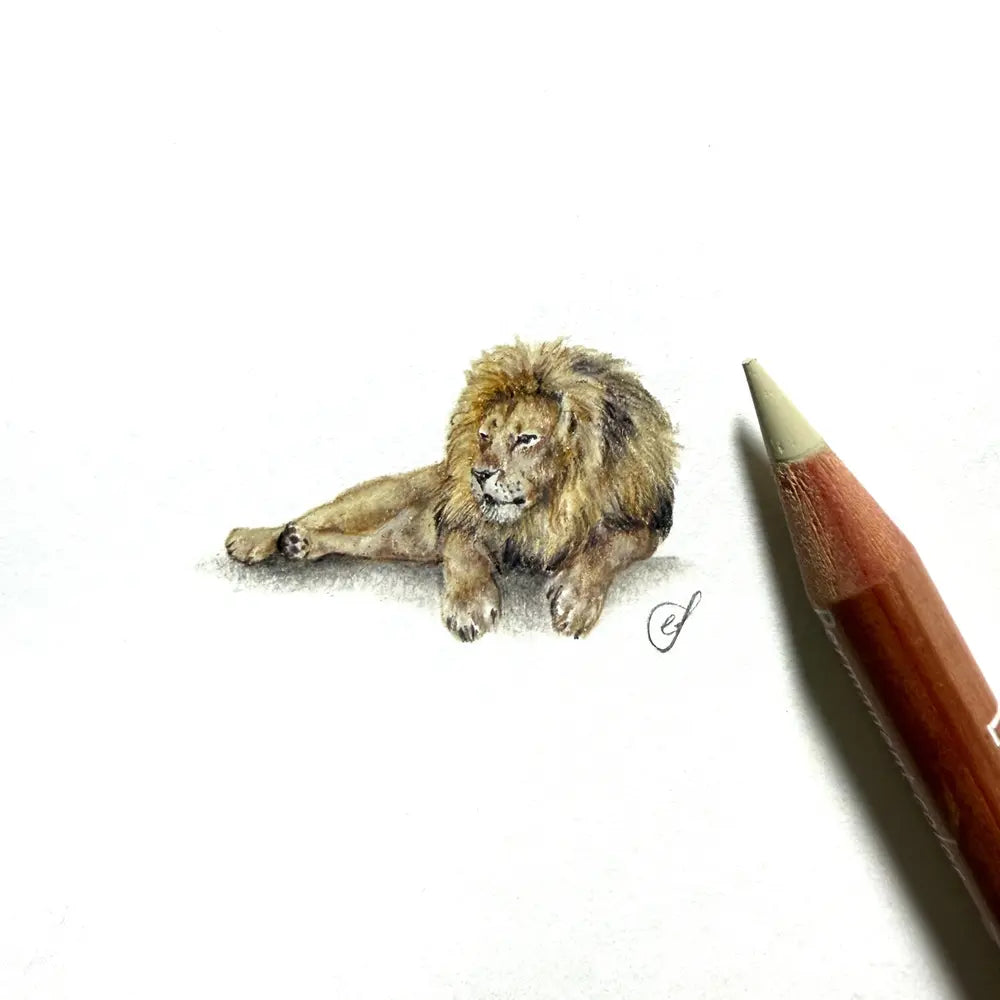 African lion miniature #2361