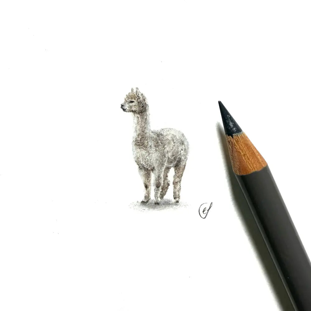 Alpaca miniature #2373