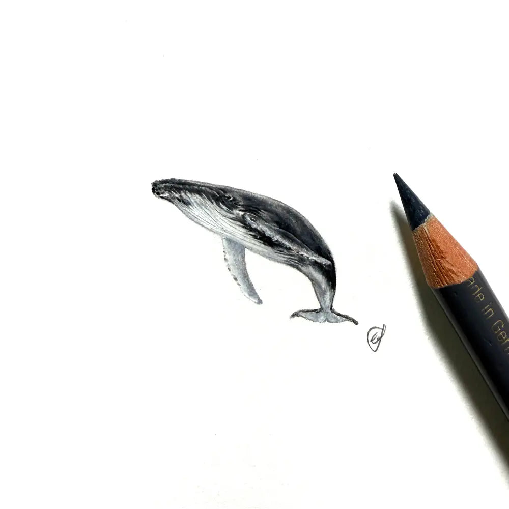 Humpback whale miniature #2377