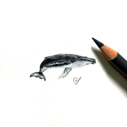 Humpback whale miniature #2467
