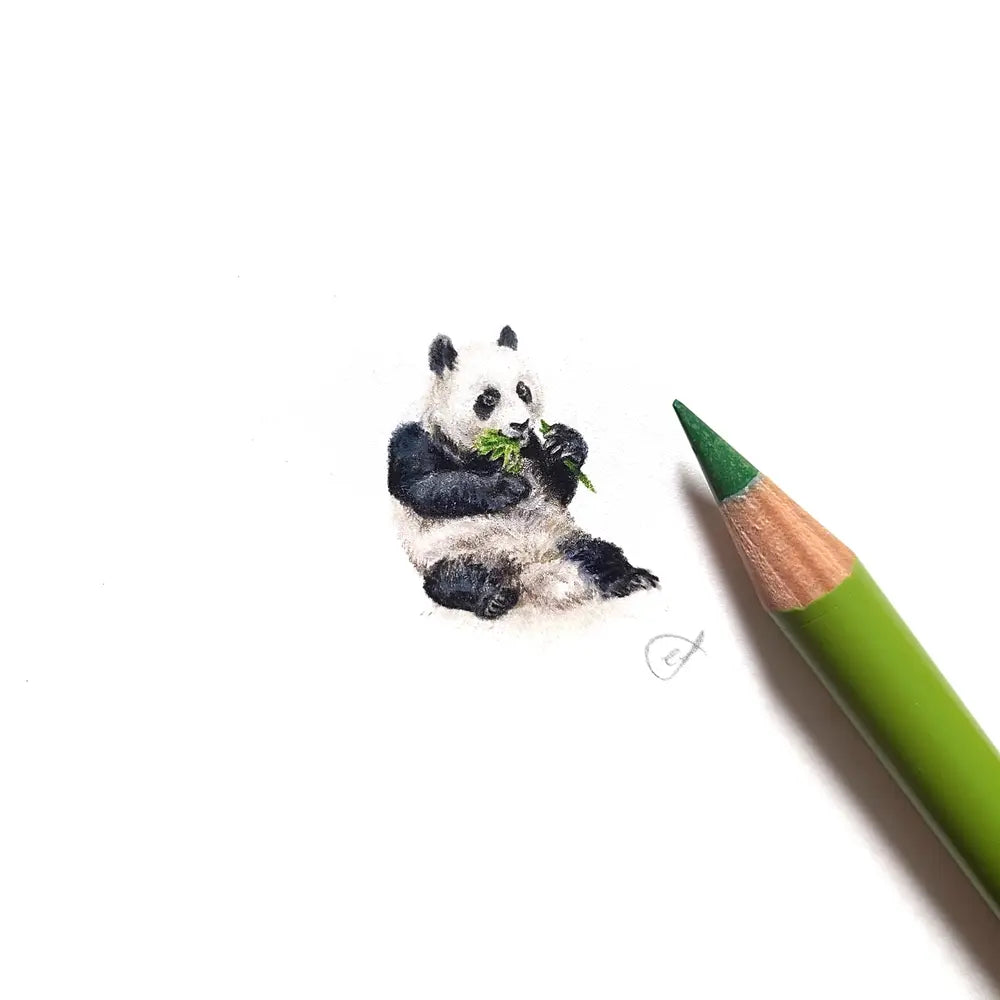 Giant panda miniature #2073