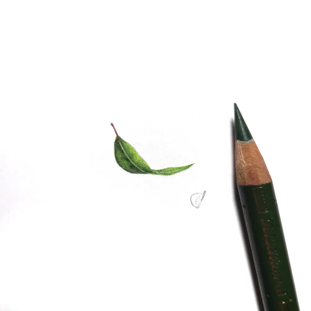 Gum leaf miniature #2268