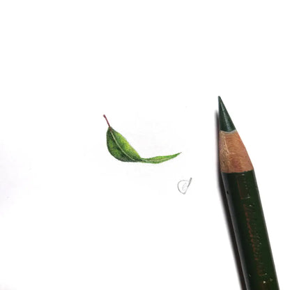 Gum leaf miniature #2268