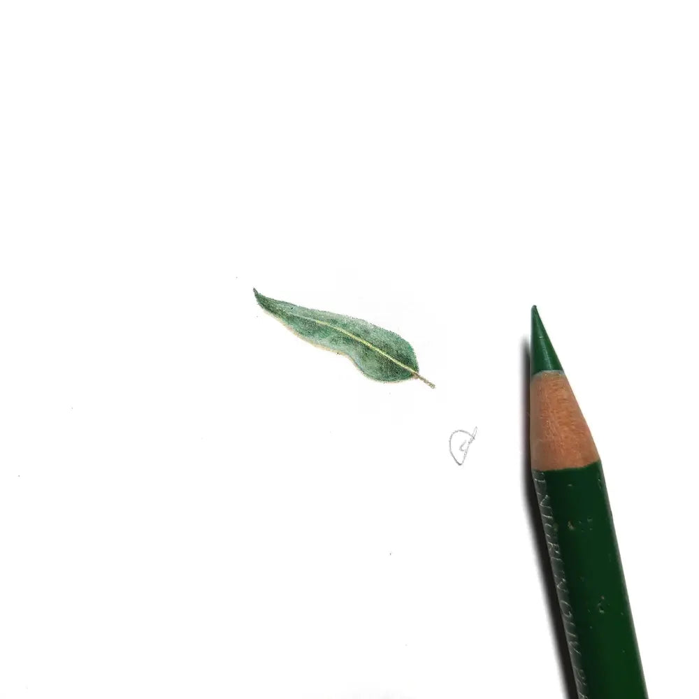 Gum leaf miniature #2276