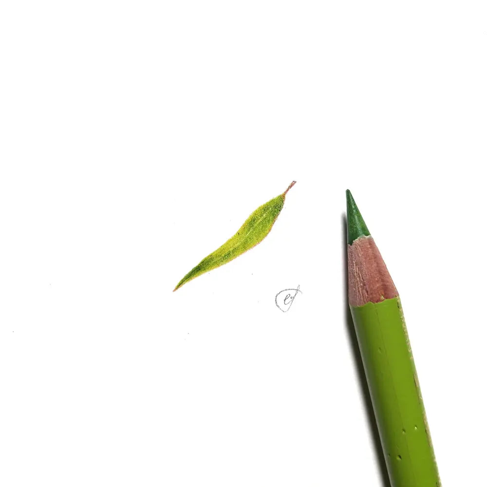 Gum leaf miniature #2277