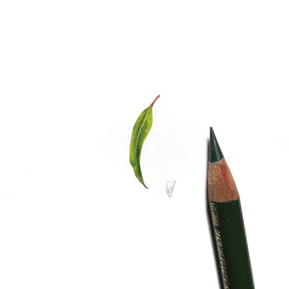 Gum leaf miniature #2278