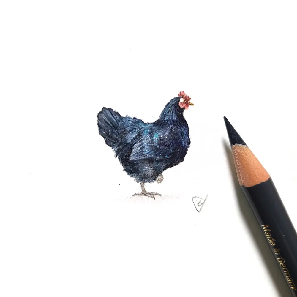 Hen miniature #2316