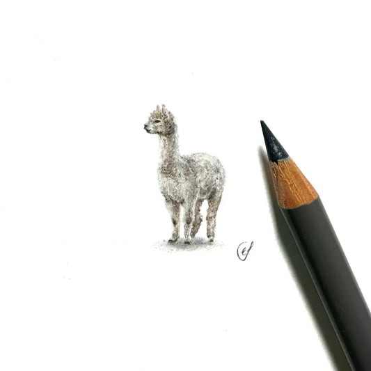 Alpaca miniature #2373