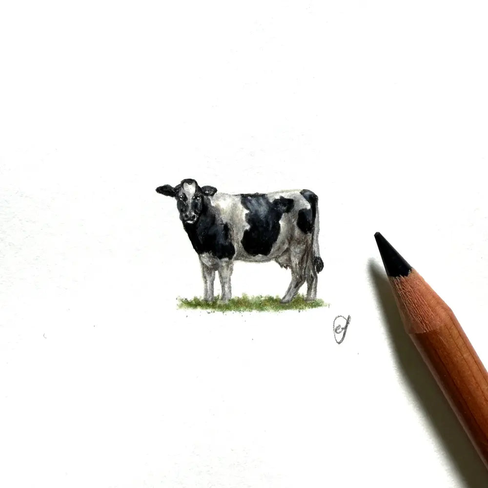 Friesian cow miniature #2413
