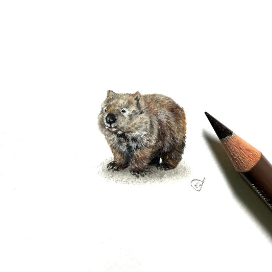 Common wombat miniature #2431