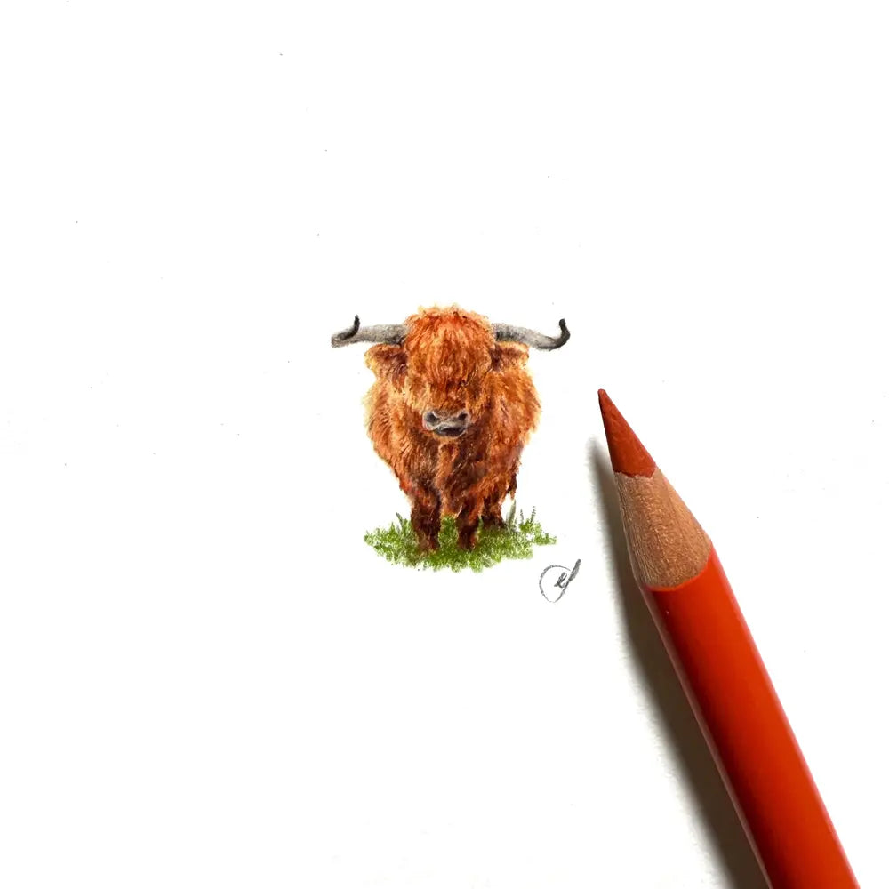 Highland cow miniature #2451
